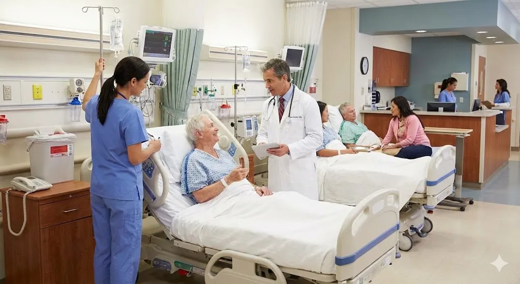 Healthcare background